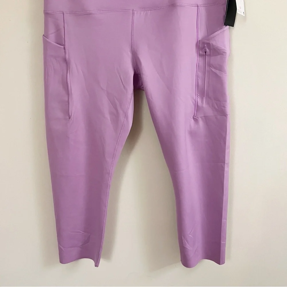 Nike Go Dri-Fit Firm High Waisted Cropped Leggings Women’s XL DQ5881-532 NEW
